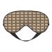 Sleep Mask Eye for Women Men Reusable Soft Blackout Eye Masks Covers for Night Better Sleep Travel Camping Road Trip Essentials Gifts for Him Her - Pine Cone Border