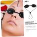 Ipetboom 1 Set Beauty Mask Safety Eye Patch Shade Tanning Bed Sunglasses Sunbathing Goggles Led Light Eye Cover Sunbathing Eye Patch Eye Protection Skin Silica Gel Hood - Buy Online on GoSupps.com