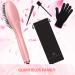 Glamfields Ionic Straightening Brush - Anti-Scald, Anti-Frizz, Fast Heating - Pink - Buy Online on GoSupps.com