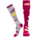 B/H Compression Socks for Men & Women - Perfect for Running Climbing & Balance Bike - Red Gray L - International Shipping Available - Buy Online on GoSupps.com