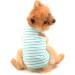 Smalllee Lucky Store: Summer Striped T-Shirt for Small & Medium Dogs Cats - Sleeveless Teacup Yorkie & Chihuahua Clothing in Green - Buy Online on GoSupps.com