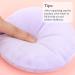 Ultra Soft 5 Inch Powder Puff - Washable Velour for Body & Face Powder - Large Loose Powder Puff in Purple - Buy Online on GoSupps.com