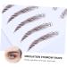 Gogogmee Hair-like Eyebrows 4pcs Eyebrow Stickers Tool Stickers Eyebrow Transfers Stickers Water Transfer Eyebrow Sticker 6d 21x15cm Brown - Buy Online on GoSupps.com