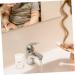 Warmhm 4 Cups Worktop Organizer - Versatile Bathroom Glass Holder & Ceramic Brush Stand - Portable Set of 4 (11x7.7x7.7cm) - Buy Online on GoSupps.com