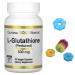 L-Glutathione (Reduced) Compatible With California Gold Nutrition 500 mg 30 Veggie Capsules + Bonus Pill Organizer Weekly Pill Organizer Mini