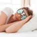 Shop Cute Black Cow Print Unisex Eye Mask | Soft Comfortable Light-Blocking Sleep Mask for Better Sleep - Buy Online on GoSupps.com