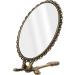 FOMIYES Vintage Handheld Travel Mirror - Folding Salon Barber Hairdressing Cosmetic Mirror for Pocket Purse - Perfect Birthday Gift - Buy Online on GoSupps.com