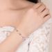 DNCG AdjustableSterling Silver Sterling Silver Bracelet for Women Ladies Sterling Silver Bracelet Exquisite Inlaid Zircon Heart Bracelet Fashion Bracelet Ladies Silver Jewellery Gifts Birthday Gift - Buy Online on GoSupps.com