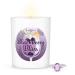 BlackBerry Bliss Iridescent 10 oz Candle with Hidden Jewelry - 100% Soy & Coconut Blend Blackbberry Bliss Earrings