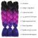 3 Packs Ombre Braiding Hair Extensions - Kanekalon Jumbo 24 Inch Synthetic Hair for Crochet Twists - C10-6Pack - Buy Online on GoSupps.com
