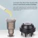 Hair Oil Applicator | Scalp Massage Device & Comb | Root Comb Applicator Bottle - Black - Buy Online on GoSupps.com