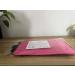 Buy Lessmon Pink Flat Iron Travel Mat & Heat-Resistant Glove | Curling Iron & Hair Styling Tool Protection | 22.9 x 16.5 cm - Buy Online on GoSupps.com