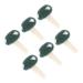 Hohopeti 6pcs poking fun infant hair clips Plush strawberry needle DIY Felt Mushroom Decors patch child tool 3x3x5.5cm Green