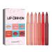 6pcs Lipstick Pencils Lip Liner Waterproof Practical Lip Pencils for Various Occasions