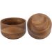 Yousiliang Wooden Shaving Bowl & Soap Peel - Ridge-Free Compact Shaving Foam Cup for Men | Ideal for Home & Salon Use - Buy Online on GoSupps.com