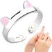 Anoximt Cat Ring for Women | Stylish Cat Ears Fashion Jewelry | Perfect Gift for Weddings Valentine's Day & Special Occasions - Buy Online on GoSupps.com