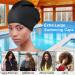 Amfun Extra Large Silicone Bathing Cap for Long Hair | Ideal for Dreadlocks Hair Extensions & Braids - Unisex Swim Cap - Buy Online on GoSupps.com