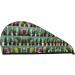 Many Cactus Art Coral Velvet Dry Hair Cap - Ideal for Home Travel Pool Parties & Beach Use | International Shipping Available - Buy Online on GoSupps.com