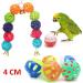 12 Packs Bird Toys Parrot Swing Toys Chewing Toys Bird Budgie Shredding Toys Colorful Hanging Bell Pet Cage Toys Hammock perch stand Suitable for Small Parakeets Conures Love Birds - Buy Online on GoSupps.com