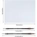 Zonon 2 Pieces Water Writing Cloth 13 x 18 Inch Reusable Chinese Calligraphy Water Cloth and 2 Sizes Chinese Calligraphy Brushes for Student Stationery Tool - Buy Online on GoSupps.com