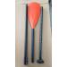 BORUIMA SUP Paddle - Adjustable 3-Piece Floating Alloy Shaft, Nylon Blade, Lightweight Stand-up Paddle Board Oar - Red (65.7-85.4 inches) - Buy Online on GoSupps.com