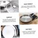 ABOOFAN 1 Pc Stainless Steel Non Stick Pan Omelet Fry Pan Egg Frying Pans Stainless Steel Cookware Stainless Steel Cooking Pan Induction Cooker 304 Stainless Steel Kitchen Pot - Buy Online on GoSupps.com