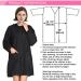 TOPTIE Waterproof Pet Grooming Smock | Haircutting Salon Cape with Pockets - Black - Buy Online on GoSupps.com