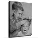 Salon Hair Salon Poster Barbershop Black and White Vintage Poster Print Canvas Painting Wall Art Picture Living Room Bedroom Decorations (16x20inch Unframed)