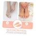 Healvian Middle Toe Support Pad - 4pcs Foot Protectors for Bunion Relief and Nursing Care - Buy Online on GoSupps.com