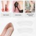Yxhzvon Heel Protection Silicone Pads - 5 Pairs Self-Adhesive Gel Inserts for High Heels & Large Shoes - Buy Online on GoSupps.com