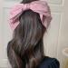 hgnxa Balletcore w Princess Large Side Clip Hair Clip Princess Girl Ribbon w Oversized w Barrettes for Girl Purple - Buy Online on GoSupps.com