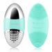 Sunmay Oval Sonic Face cleaning brush waterproof silicone facial washer facial peeling with ion function for deep cleaning gentle peeling and massage - blue m -oval blue