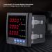 Three-Phase Display Multifunction Digital LED Programmable Three Phase AC Voltage Current Frequency Energy Meter Ammeter (Black) - Buy Online on GoSupps.com