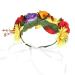 Floral Fall Day of the Dead Flower Crown FL-28 (Colorful) - Buy Online on GoSupps.com