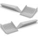 2 Pcs Fade Comb Hair Fade Tool Professional Fading Comb Hair Cutting FlatTop Comb Hair Clipper Cuts Tools for Men Salon Hairdressing Barber or At Home Barber Accessories