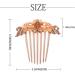 Bohend Rhinestone Hair Comb Crystal Hair Barrettes Decorative Hair Combs Bridal Hair Accessories for Women and Girls (4) (2) - Buy Online on GoSupps.com