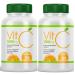 Natural Lab 2 Bottles Vitamin C 1000mg 200 Capsules Caps Improve Immune System