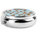 Funny Kangaroo Zoo Round Pill Box - 3 Compartment Portable Travel Medicine Organizer | Mini Decorative Pocket Purse for Tablets & Vitamins - Buy Online on GoSupps.com