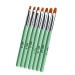 Healeved 1 Set Nail Decoration Wood Nail Art Tools Colored Painting Brush Nails Pinceles Para U as Acrilicas Nail Dip Kits Gel Nail Applicator Nail Dotting Pen Acrylic Nail Brush Bamboo