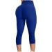 Aniywn Women's High Waist Tummy Control Yoga Pants | Butt Lift Leggings | Blue | Size Large - Buy Online on GoSupps.com