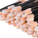 JASSINS 50 Pack Double-Sided Eyeshadow Sponge Brushes - Orange & White | Disposable Eye Makeup Applicators - Buy Online on GoSupps.com