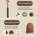 Self Tanning Mitt Applicator Kit - 5-Piece Set for Flawless Tan | Glove Back Applicator Exfoliating Mitt & Face Brush - Buy Online on GoSupps.com
