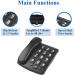 Big Button Landline Phones for Seniors Perfect for Low Vision and Hearing Impaired Aids with Loud Handsfree Speakerpho - Buy Online on GoSupps.com