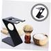 HAPINARY Acrylic Stand Brush Holder | Men's Beard Brush Stand & Razor Organizer | Ideal Gift for Grooming - Buy Online on GoSupps.com