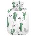 Hot Water Bottles with Cover Cute Cactus Hot Water Bag for Pain Relief Headache 2 Liter