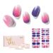 NAILOG Semi Cured Gel Nail Strips 34 pcs Salon-Quality Gel Nail Stickers Long Lasting Nail Wraps for Women with Soft Gel Finish at Dust