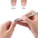 Spoon Cuticle Pusher Cleaner Trimmer Manicure Pedicure Tools Set - 2 Pc for Nail Care - Buy Online on GoSupps.com