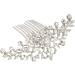 DOITOOL Vintage Silver Hair Side Combs Rhinestone Comb Crystal Headpiece Hair Accessory for Women Silver Headpiece Bridal Accessories Headwear Tiara Women's Entrained Rhinestones - Buy Online on GoSupps.com