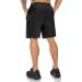 Haimont Men's Running Shorts 7 - Quick Dry Lightweight Athletic Shorts with Zipper Pockets - Black - Size Medium - Buy Online on GoSupps.com