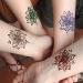 Temporary Tattoos Kit - 4 Pcs with 3 Colors | DIY Tattoos for Women, Kids & Men - 78 Pcs Stencils & Body Markers - Buy Online on GoSupps.com